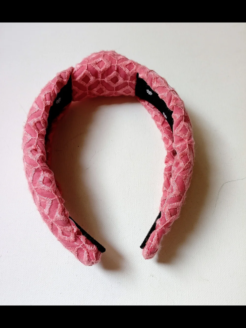 Lele Sadoughi Coral Quilted  Padded Headband